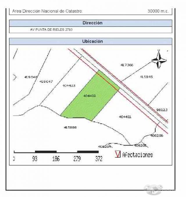 TERRENO DE GRANDES DIMENSIONES EN Av. Punta De Rieles 2793 - 1