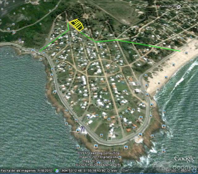 Terrenos con vista al mar130 mts del muelle Estela Maris y 5 cuadras de La playa San Francisco - 1