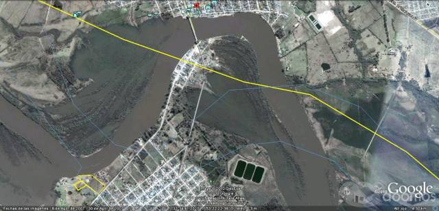 Importante terreno sobre la costa del Río Yaguaron y Avenida Centenario en Río Branco - 1