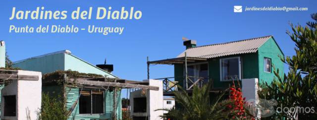 Jardines del Diablo, 3 casas material en precioso jardin. 600 mts2, en alto con vistas al mar y todo en regla... 180000 U$D - 6