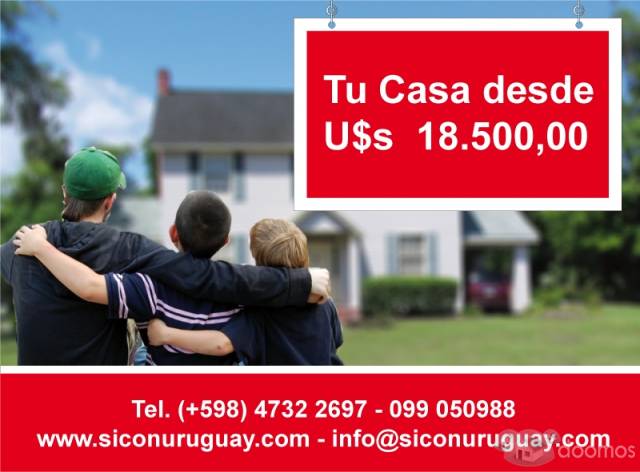 TU CASA PROPIA DE 2 Y 3 DORMITORIOS